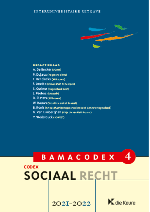 BAMACODEX 4 - Sociaal recht 2021-2022