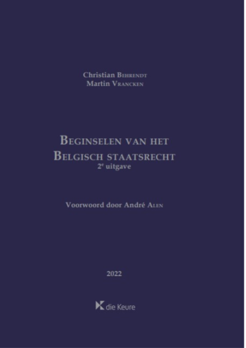 Beginselen van het Belgisch staatsrecht (2e editie, 2022)