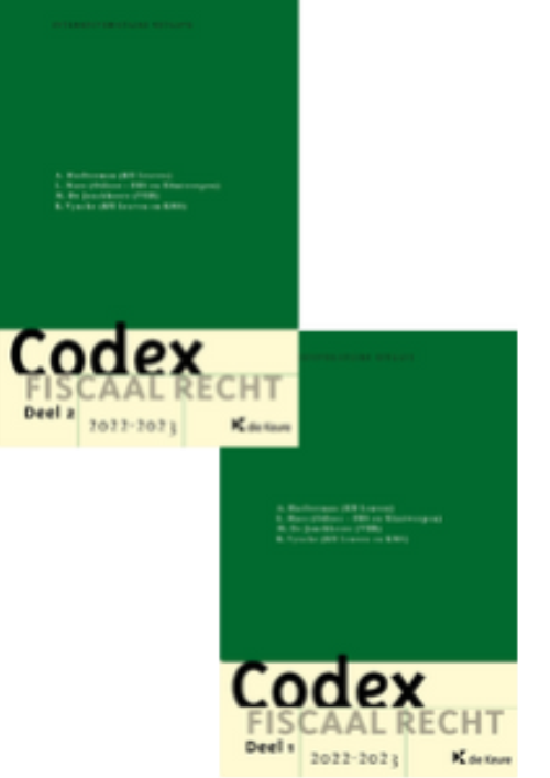 Codex Fiscaal recht 2022-2023 (deel 1 en 2)