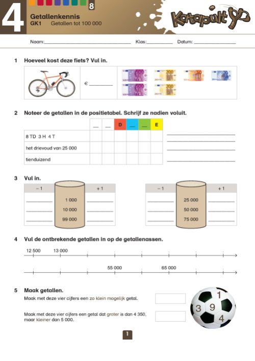 Katapult 4 - werkboek Target 8