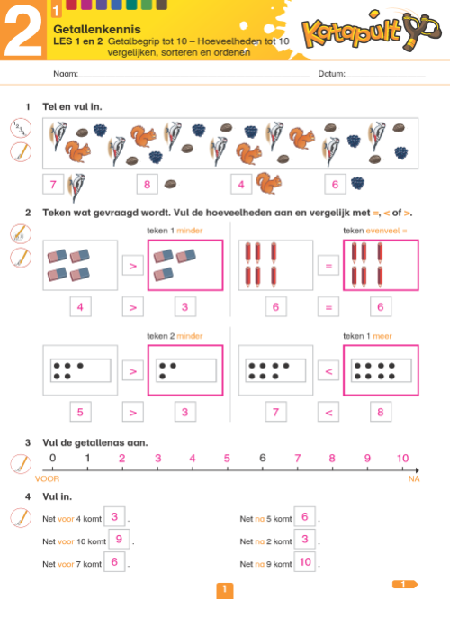 Katapult 2 - correctiesleutel werkboek target 1