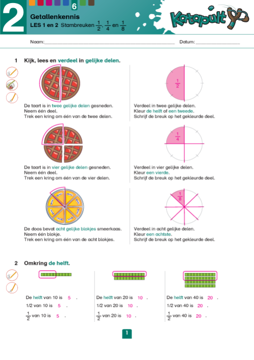 Katapult 2 - correctiesleutel werkboek target 6