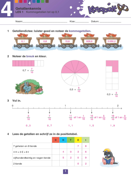 Katapult 4 - correctiesleutel werkboek target 4