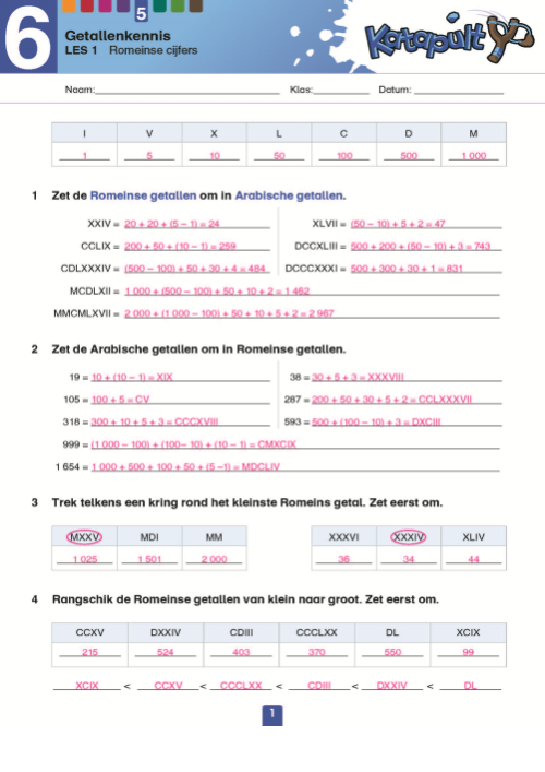 Katapult 6 - correctiesleutel werkboek target 5