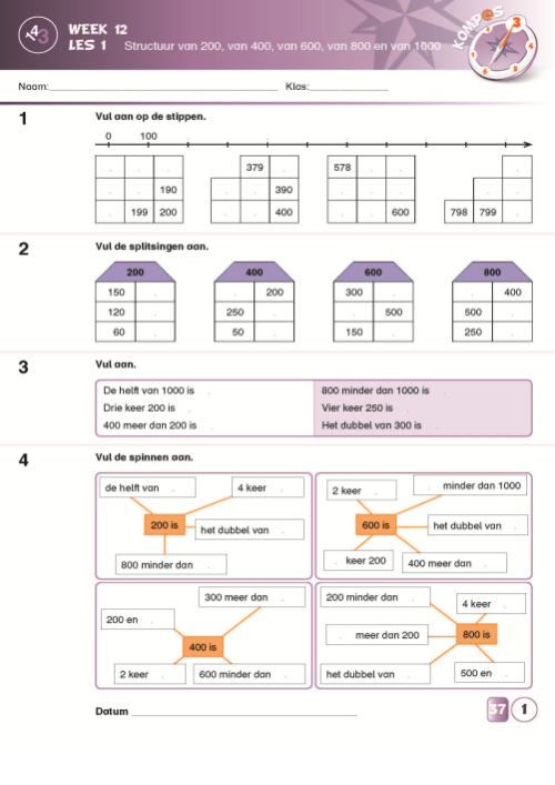 Komp@s 3 - werkboek 3