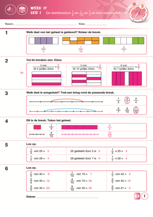 Komp@s 3 - correctiesleutel werkboek 4