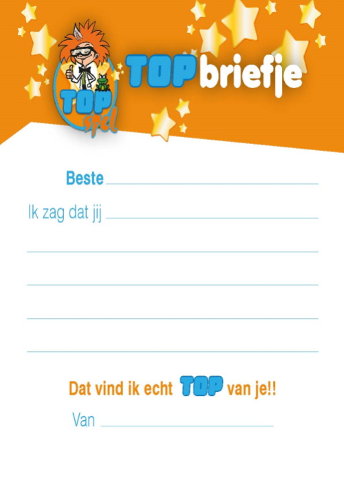 TOPbriefjes (set van 5 ex.)