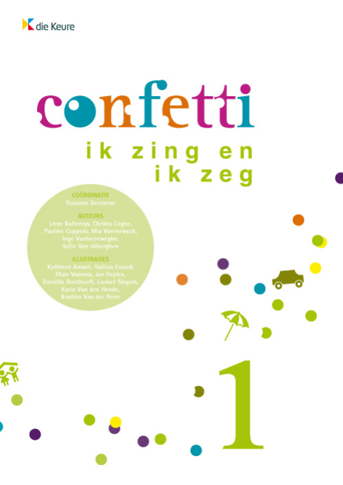 Confetti 1 - Ik zing en ik zeg (scheurblok)