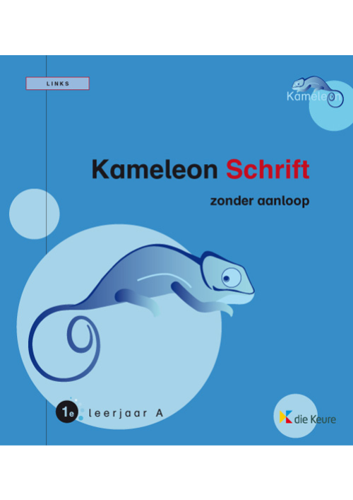 Kameleon schrift 1A links - zonder aanloop