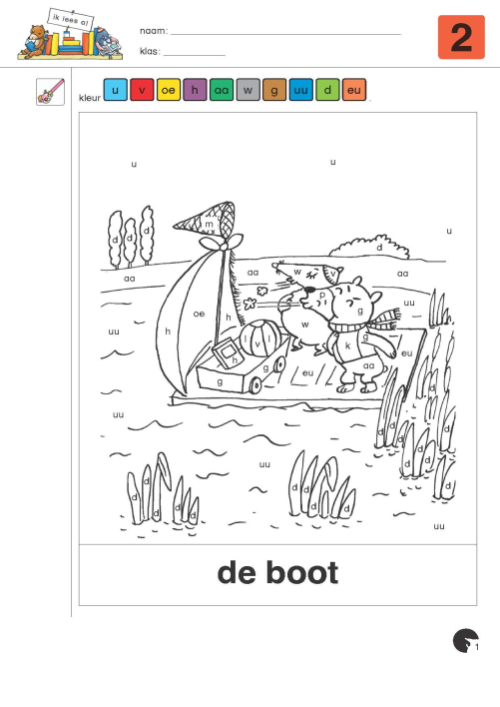 mol en beer - 'ik lees al' - werkboek 2
