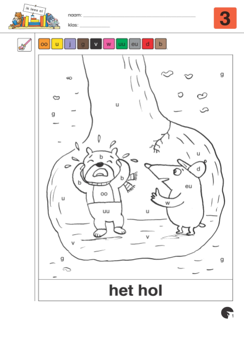 mol en beer - 'Ik lees al' - werkboek 3