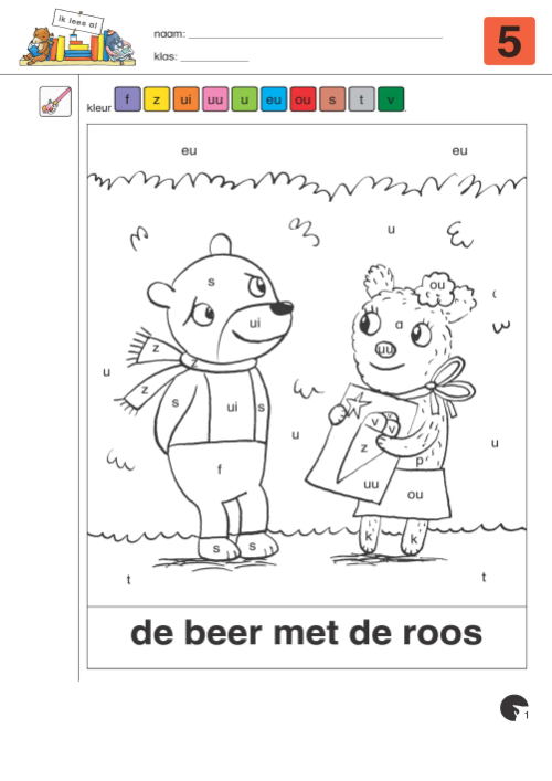 mol en beer - 'Ik lees al' - werkboek 5