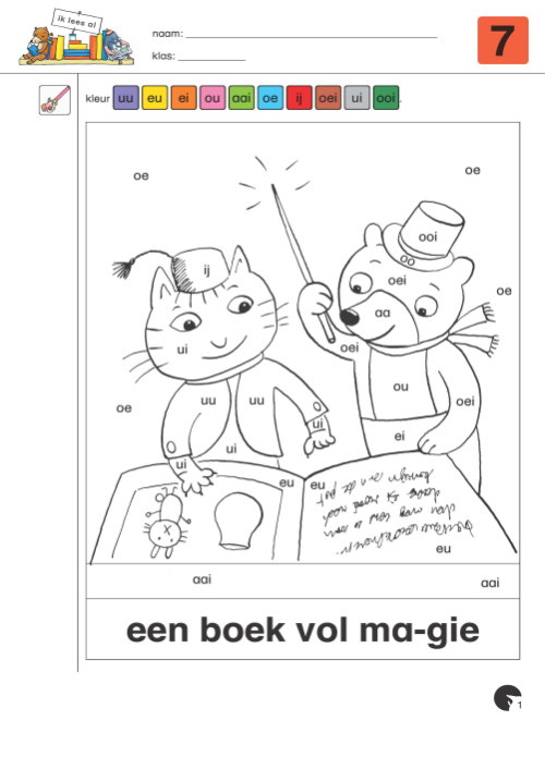 mol en beer - 'Ik lees al' - werkboek 7