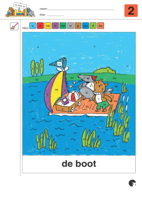 mol en beer - 'Ik lees al' - correctiesleutel 2