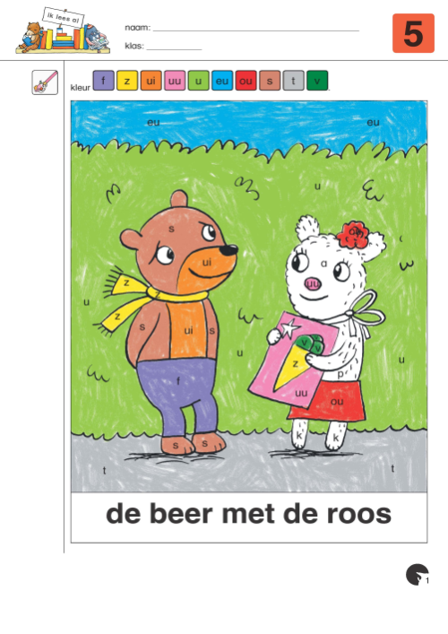 mol en beer - 'Ik lees al' - correctiesleutel 5