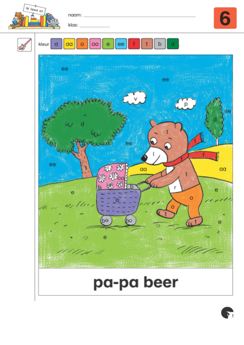 mol en beer - 'Ik lees al' - correctiesleutel 6
