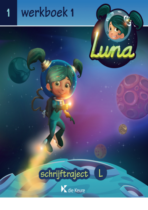 Luna 1 - werkboek 1 schrijftraject links