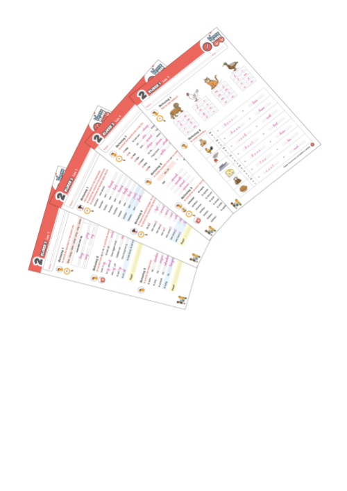 Verrekijker 2 spelling - set van 4 correctiesleutels werkboeken