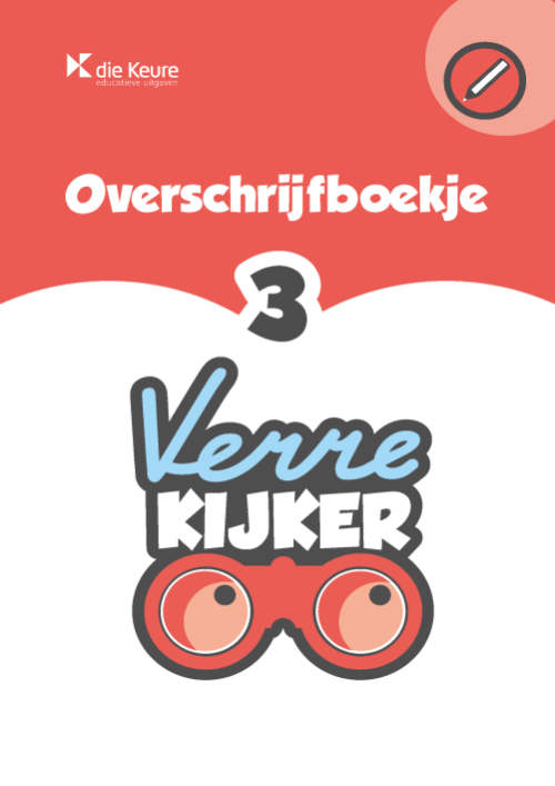 Verrekijker 3 spelling - overschrijfboekje
