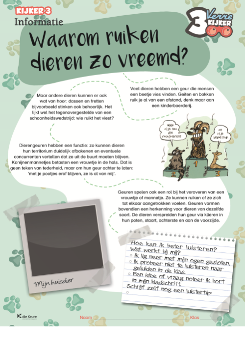 Verrekijker 3 taal - correctiesleutel werkboek kijker 3