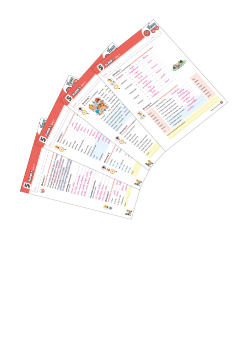 Verrekijker 5 spelling - set van 4 correctiesleutels werkboeken