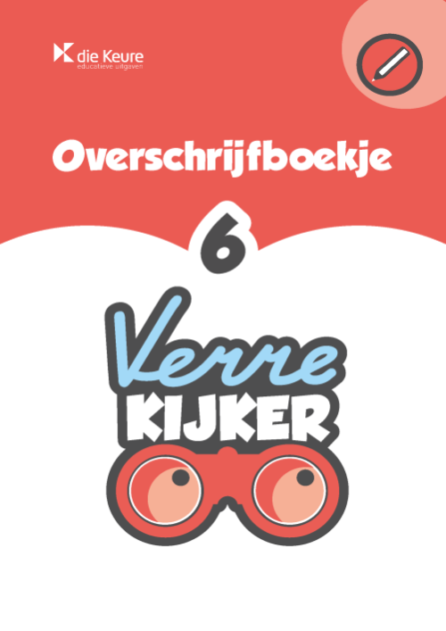 Verrekijker 6 spelling - overschrijfboekje