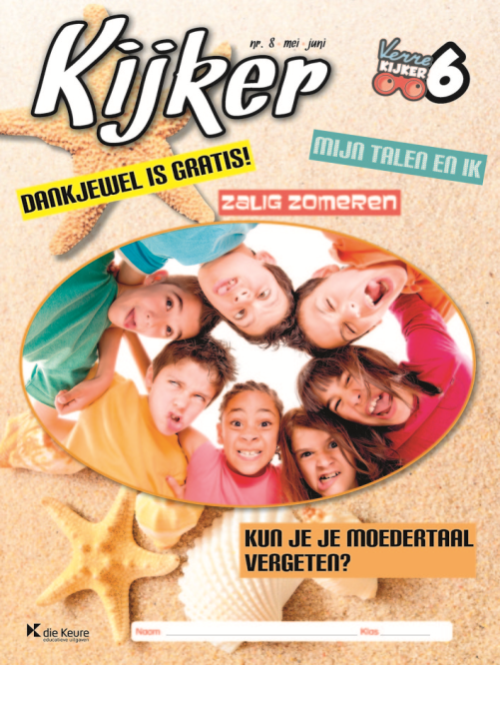 Verrekijker 6 taal - werkboek kijker 8