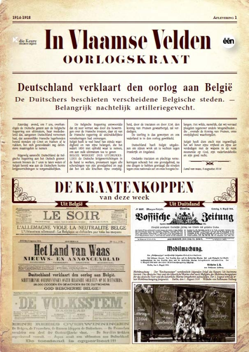 In Vlaamse Velden - oorlogskranten