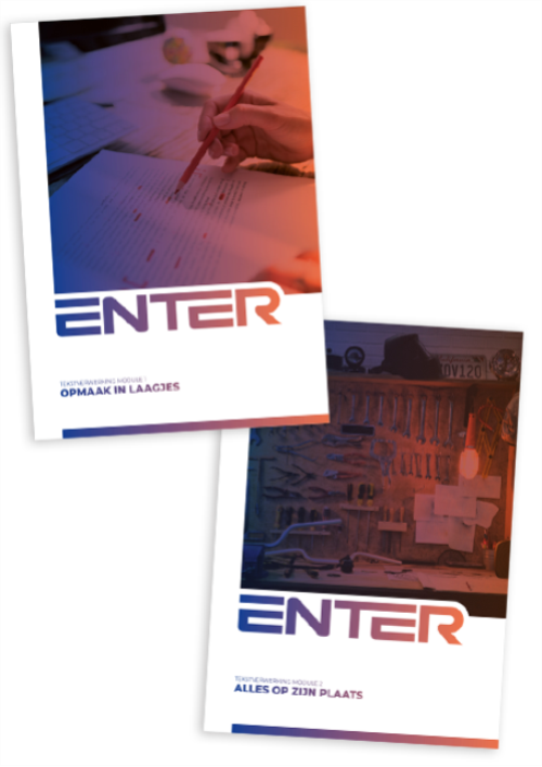 Enter - pakket tekstverwerking (2 modules)