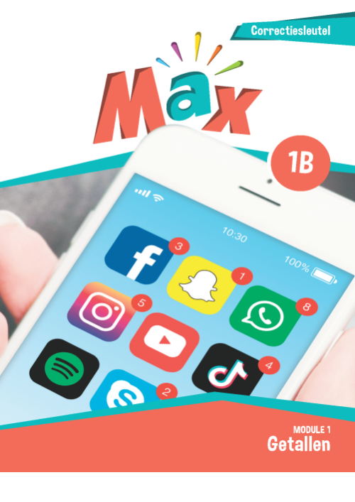 Max-wiskunde 1B - set correctiesleutels