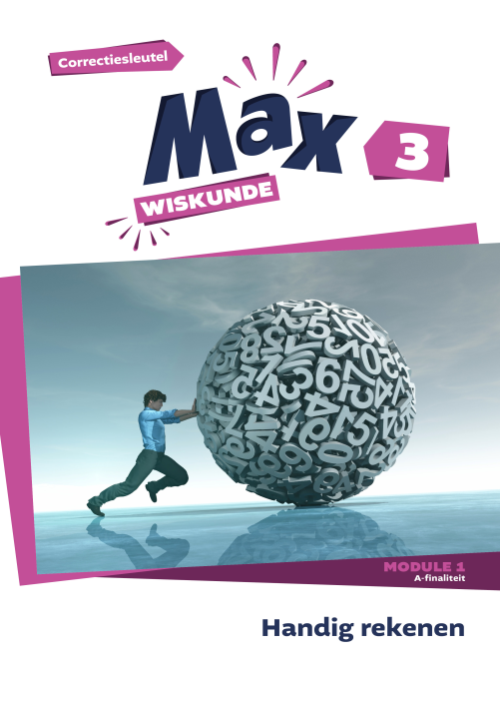 Max-wiskunde 3 - set correctiesleutels (A)