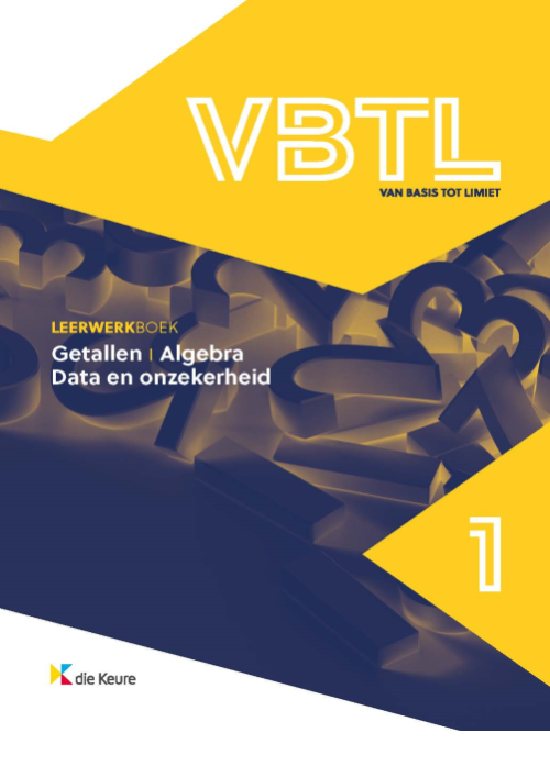 VBTL 1 - leerwerkboek getallen, algebra, data en onzekerheid (incl. wiskundeportfolio)