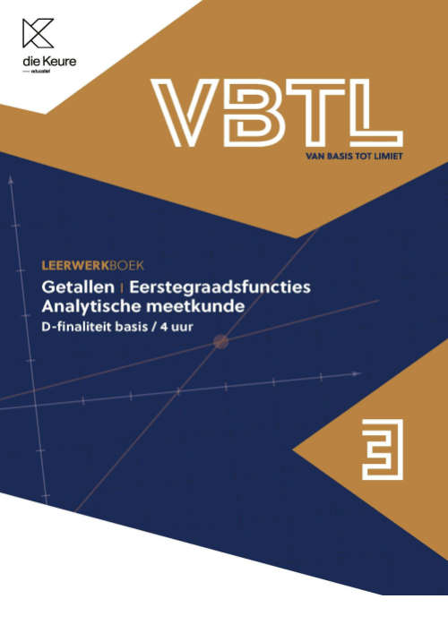 VBTL 3 - leerwerkboek getallen & analytische meetkunde (D-4 uur)
