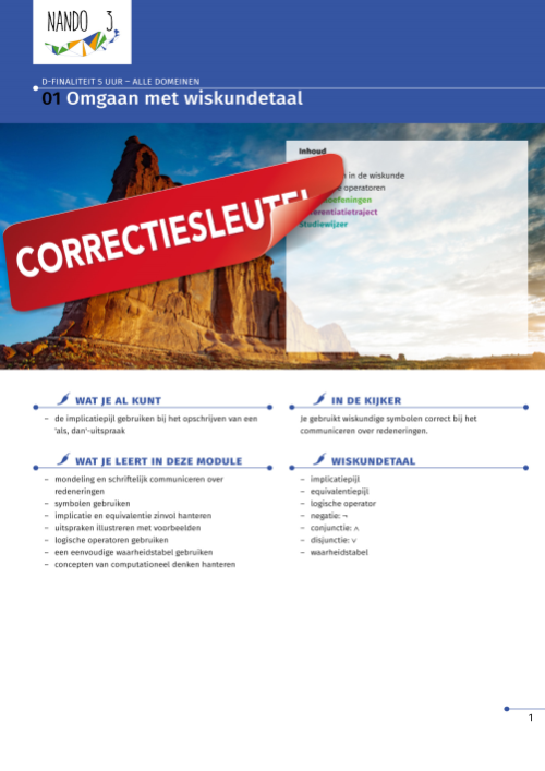 Nando 3 - set correctiesleutels (D - 5 uur)